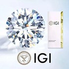1 09 Ct Round Lab Grown Diamond D Vvs1 Igi Certified Cvd Loose Stone Z1