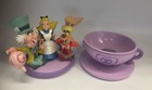 Rare Disney Alice In Wonderland Mad Tea Party Trinket Box   Paper Clip Holder