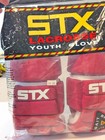 Vtg Nos Stx Youth Small Red Lacrosse Gloves 1990s Era