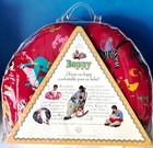 Rare Vtg Boppy Baby Nursing Feeding Propping Pillow-red 2x2 Noah s Ark-nip