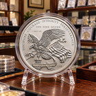 1 Oz 999 Fine Silver Usa 250th Anniversary Silver Round Gsm Eagle Flag In Stock 