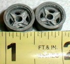Lotus 30 Free Wheeling Front Wheels 1 Pr Cox Slot Car Original 1 24 Nos  13043