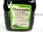 Vintage Grapette Products Co  16 Fl  Oz Cherryette Drink Syrup Clown Jar W syrup