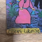 Lucas Lorenzo Signed Original Mexican Folk Art Painting Xalitla Guerrero 12x9