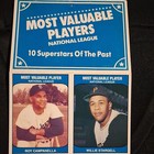 Tcma 1985 Most Valuable Players Nl Uncut Sheet 10 Cards Campanella Musial