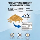 2-pack Nutricost Fenugreek 1 350mg 480 Capsules Total Supplement Non-gmo