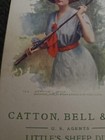 1909 Catton Bell   Co Littles Sheep Dips Advertising Ink Blotter