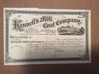 3 Unissued Mining Stock Certificates From 1800 s