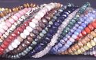 Faceted Natural Gemstones Rondelle Spacer Loose Beads 4mm X 6mm 5mm X 8mm 15 5 