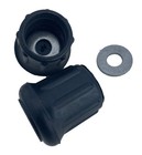  2 Pack  7 8  Steel Reinforced Rubber Cane  Crutch  Or Chair Tips  ctr-875-b