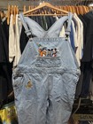 Vintage Disney Catalog Characters Mickey Denim Overalls Size 2xl Rare 90s Usa