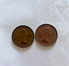 Canada 1954   1956 1 Cent Coin Lot     Beautiful Circulated     Collectible