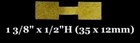 1000 Pcs Gold Price Tags Stickers  Jewelry Square Barbell Labels Dumbbell Tags