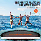 12ft Inflatable Water Trampoline Swim Platform Bounce For Pool Lake Toy