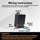 3 6a 4 2a 4 8a 5 8a Wall Usb Charger Receptacle Outlet Tamper-resistant Ul White