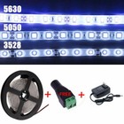 12v 5m Led Flexible Strip Light Smd 3528 5050 5630smd 300 Led  dc  power Supply