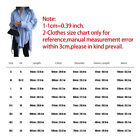 8-24 Womens Oversized V Neck Full Sleeve Ol Office Ladies Tops Shirt Blouse  