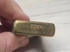 1932-1992 Brass Zippo Lighter 1959 Harley Davidson Motorcycle - Used Rare Htf