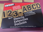 C h  Hanson 10013 Stencil Set numbers brass  Interlocking New