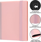 Geaoffice Trading Card Binder - 4 Pocket Card Collection Album Folder - 160 Side