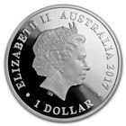 2017-p Australia Proof Silver Swan 1oz Silver Coin In Ogp W coa - Free Shipping 