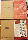 Vtg 1930s-40s Lot Of 4 Books Home Shop Tools Guides Instructionals Delta Mfg Co 