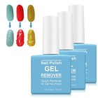 Gel Polish Remover For Nails  3pack   Easy   Quick Soak Off Gel Polish Remover