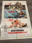Thunderball  1965  Original 1sh Movie Poster 27x41  Sean Connery 007 Folded