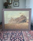 Antique Coastal Oil Painting Early California Impressionist Beach Landscape