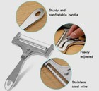 Adjustable Stainless Steel Cheese Slicer - Kitchen Wire Cutter Tool