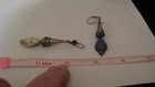Nice Sterling Silver Lapis   Turquoise Dangle Earrings