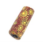 1 Pc Fine Old Venetian Antique Rusty Red Multi Colored Millefiori Trade Beads
