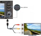 Usb Mini Male To 3 Rca Composite Video Audio Adapter Cord Tv Stick Video Capture