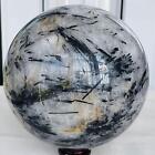 Natural Black Tourmaline Ball Crystal Quartz Sphere Healing Stone 3840g