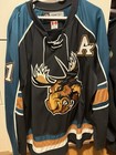 Authentic Manitoba Moose Rick Rypien Ahl Reebok Jersey Mic Sz 56