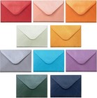 100 Mini Gift Card Envelopes  Paper Business Card Envelopes  4 X 2 7 Inches