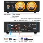 Mic line Dual Analog Vu Meter Display Audio Spectrum Db Panel Sound Level Meter