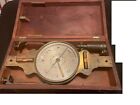 Vtg Atq 1900 s Brass Surveyor s Transit Compass In Mahogany Box - Completed 