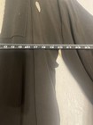 Vtg Japanese Kimono Robe Crepe Rayon Gray Floral Mens Read