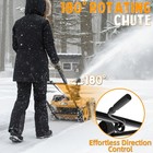 40v  2x20v  20  Cordless Snow Blower W  Brushless Motor   2 Batteries Outdoors