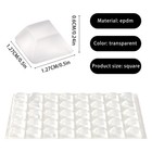 Unbranded Raised Keyboard Stickers  Square Shape  Transparent  80pcs