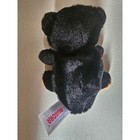 Aurora Black Bear Plush Stuffed Animal Small Soft Toy Tan Muzzle Paw Pads