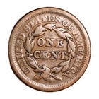 Nicely Circulated Brown 1851 Braided Hair Large Cent  g Normal Date Genuine Coin