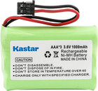 4-pack 3 6v 1000mah Ni-mh Rechargeable Battery For Uniden Cordless Phones Bt-446