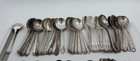 Lot Of 100 Assorted Vintage Silverplate Cream Soup Spoons - Lot 69