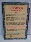 Rare Vintage Service Door Metal Sign