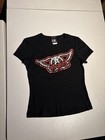 Vintage Aerosmith Shirt Women   s Large Flaming Wings Concert Tee Giant Brand Usa