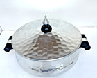 Vintage Hammered Aluminum Casserole Pot W Lid Mmm Spain Mid Century