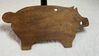Vintage Antique Pig Cutting Board  Wood  Thin  Primtive