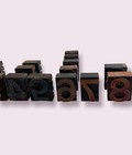 Vintage Antique Lot Of 20 Numbers 0-8 Letterpress Printing Block Wood Type 2   